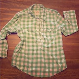 🎉EVERYTHING MUST GO!!🎉3/4 sleeve plaid shirt